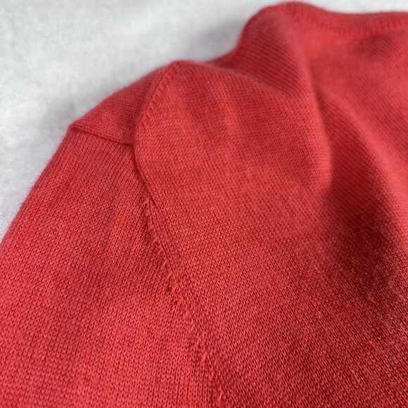 Vineyard Vines Womens Medium Sweater Merino Wool Pineapples Crew Novelty Preppy - Picture 13 of 13